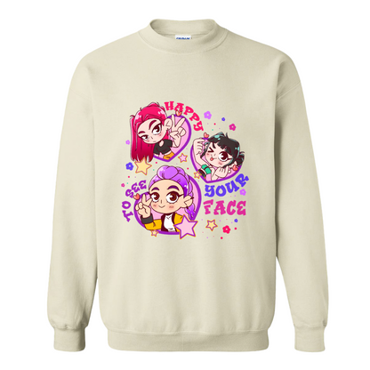 Huntrix Demon Hunters Sweatshirts, First Day of Kindergarten Sweatshirt, Back to School Outfit