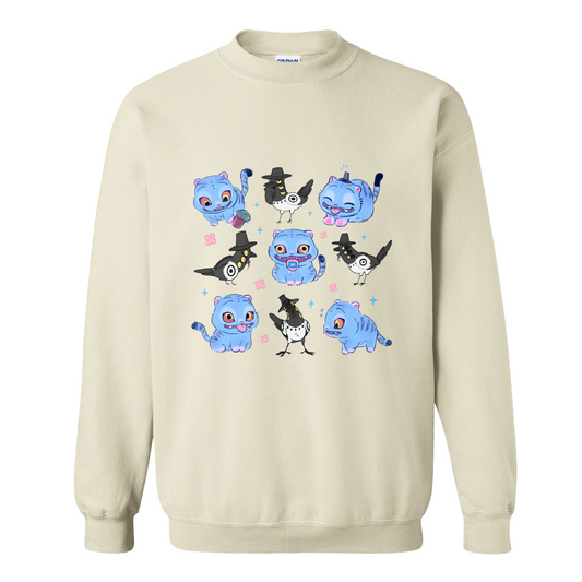 Kpop Demon Hunter Sweatshirt, Derpy and Sussy Funny Raven Sweatshirt, Saja Boys Fans Sweatshirt