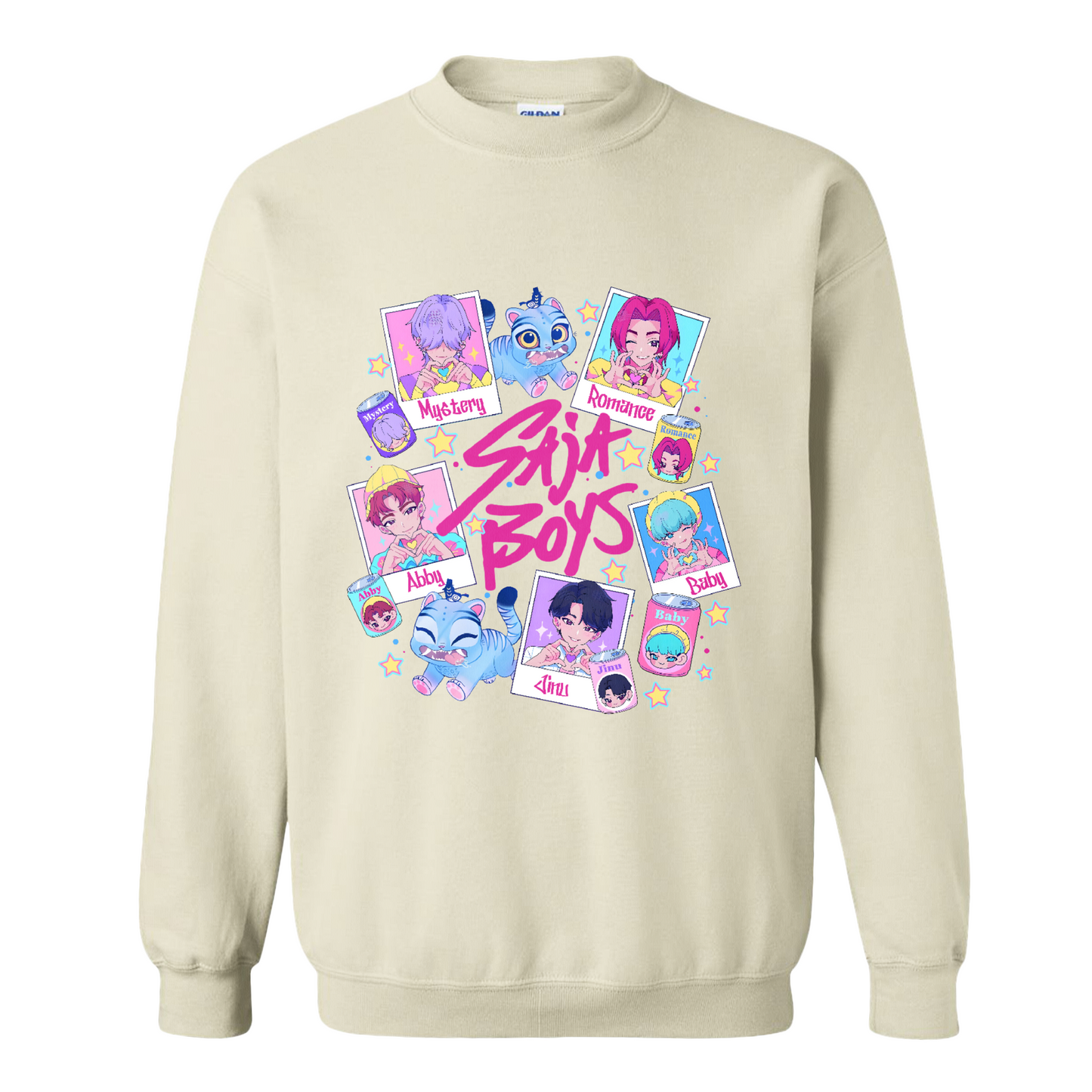 Saja Boys Boy Band Sweatshirt, Huntrix Sweatshirt, Music Sweatshirt, Kpop Demon Hunter Merch
