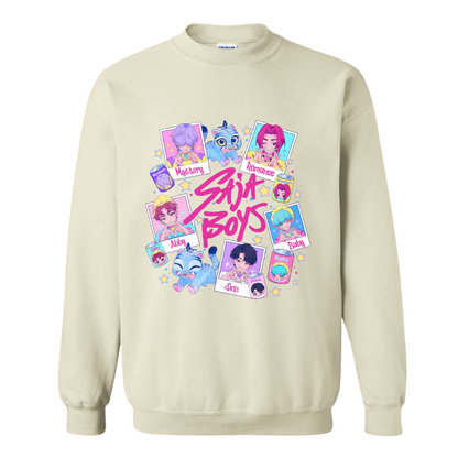 Saja Boys Boy Band Sweatshirt, Huntrix Sweatshirt, Music Sweatshirt, Kpop Demon Hunter Merch