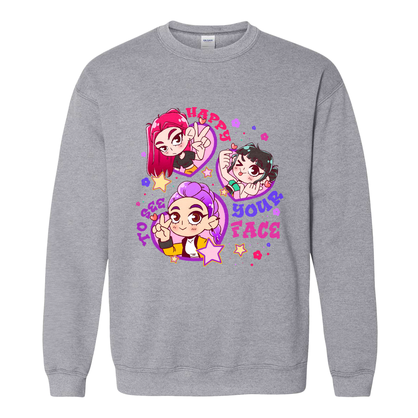 Huntrix Demon Hunters Sweatshirts, First Day of Kindergarten Sweatshirt, Back to School Outfit