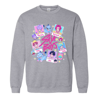Saja Boys Boy Band Sweatshirt, Huntrix Sweatshirt, Music Sweatshirt, Kpop Demon Hunter Merch