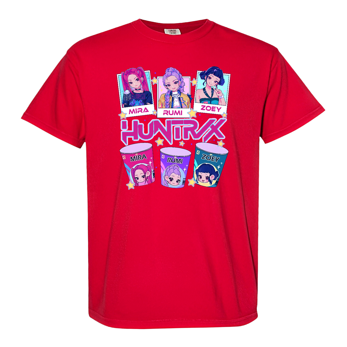 Kpop Demon Hunters Kpdh Ramyeon Comfort Color T-Shirt, Demon Hunter Movie Inspired Noodle T Shirt