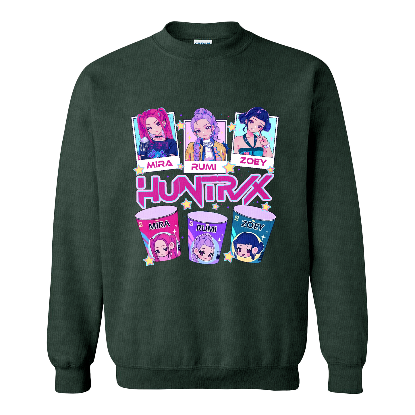 Kpop Demon Hunters Kpdh Ramyeon Sweatshirt, Demon Hunter Movie Inspired Noodle Sweatshirt