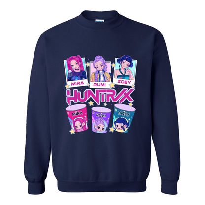Kpop Demon Hunters Kpdh Ramyeon Sweatshirt, Demon Hunter Movie Inspired Noodle Sweatshirt