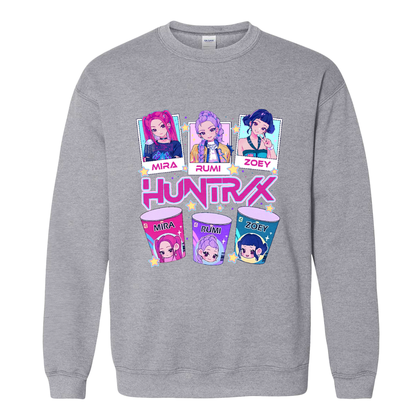 Kpop Demon Hunters Kpdh Ramyeon Sweatshirt, Demon Hunter Movie Inspired Noodle Sweatshirt