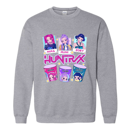 Kpop Demon Hunters Kpdh Ramyeon Sweatshirt, Demon Hunter Movie Inspired Noodle Sweatshirt