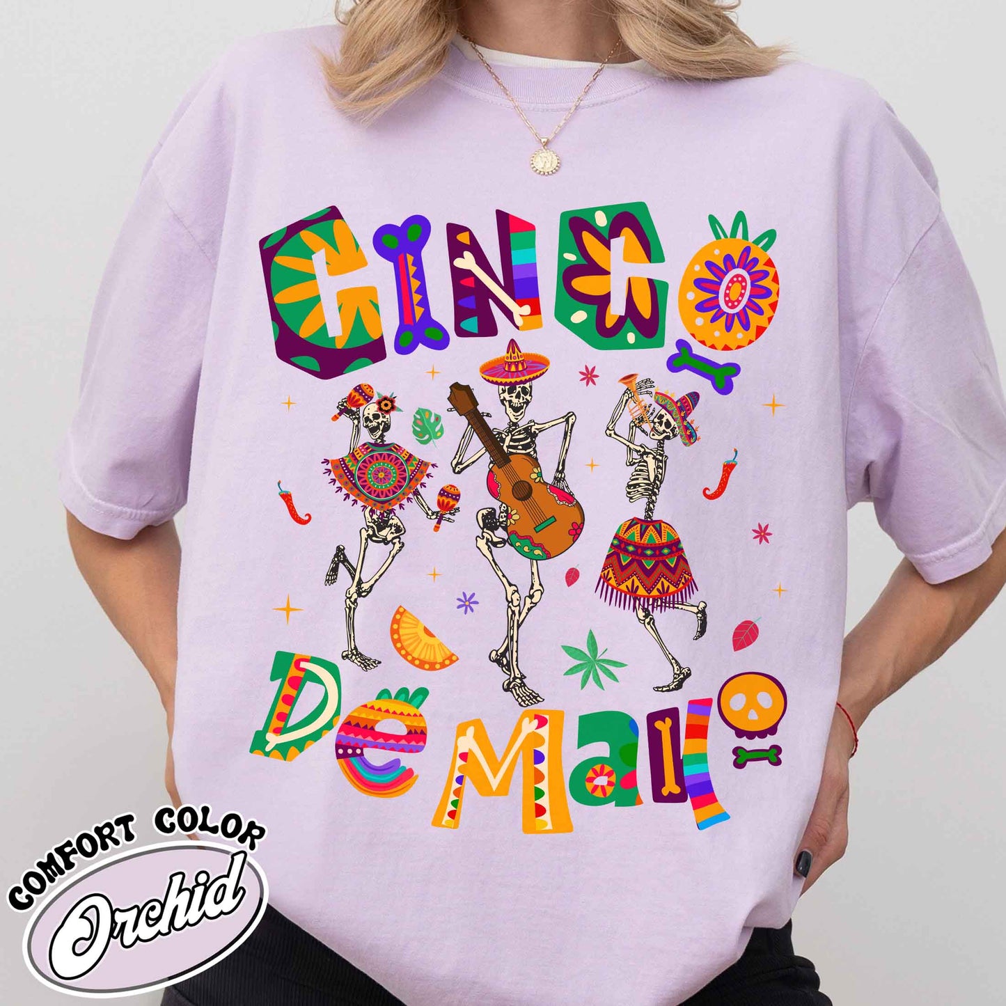 Cinco De Mayo Comfor Colors Shirt, Skeleton Dabbing, Skeleton Cinco De Mayo,Taco Shirt, Lets Fiesta Tee,Mexican Fiesta,