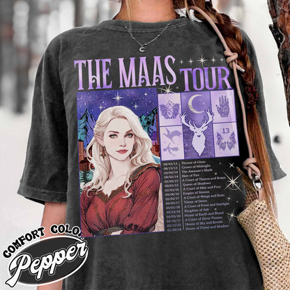 The Maas Tour Shirt, TOG Shirt, ACOTAR Shirt, ACOTAR TOG Crescent City Shirt, Sjm Tour Shirt, Book Shirt Sjm, Book Lovers Shirt, Bookish Shirt