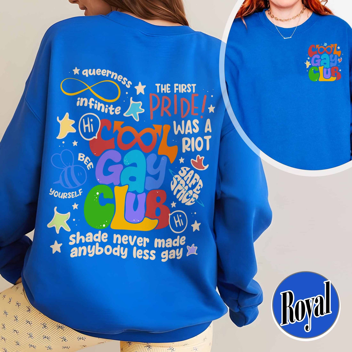 Cool Gays Club Sweatshirt, Pride Sweatshirt, Pride Month, Gay Pride Lgbt, Equality Sweatshirt,Lgbtq Gift,Rainbow Sweatshirt,Lgbt Pride Sweatshirt,Be Kind