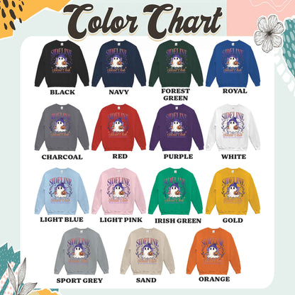 Custom Game Day Social Club Football Sweatshirt, Personalized Sideline Social Club Football Sweatshirt