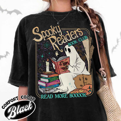 Acotar Ghost Shirt, Bookish Halloween Tee, Spooky Book Lover Shirt, Spooky Season Ghost Skeleton Shirt, Throne Of Glass, Sjm Book Reader