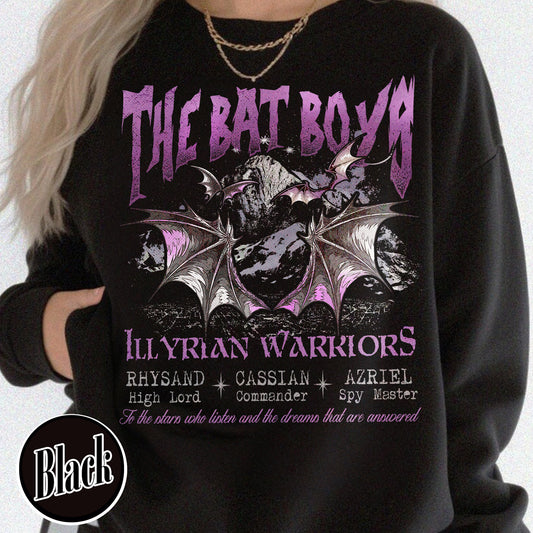 Velaris City of Starlight Acotar Sweatshirt, the Night Court Sweatshirt, the Bat Boys Sweatshirt, ACOTAR Sweatshirt, Acotar Sweatshirt Bat Boys, to the Stars Sweatshirt