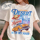 Adventure Camping Comfort Color Shirt, on a Dark Desert Highway Shirt, Desert Shirt