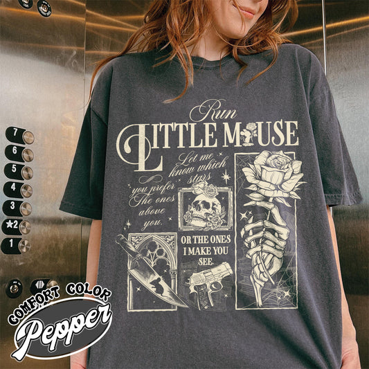 Run Little Mouse Tshirt, Run Little Mouse, Zade Book Dark Romance Merch, Smut Reader Gift, Smut Reader, Book Lover Gift, Dark Romance Book Shirt