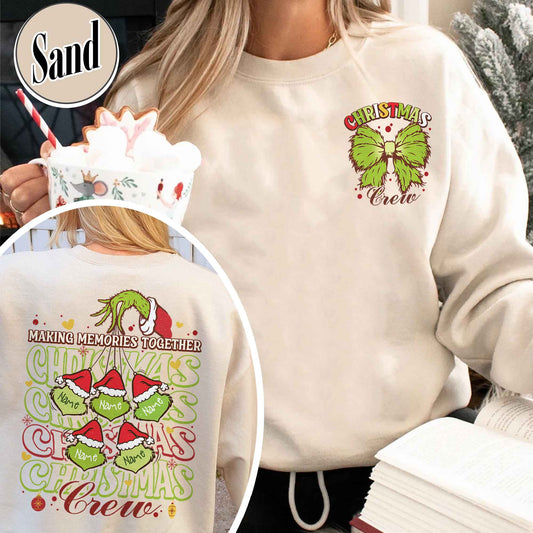 Family Christmas 2024 Making Memories Together Sweatshirt, Christmas Crew 2024 Sweatshirt, 2024 Family Christmas Sweatshirt, 2024 Family Christmas Pjs