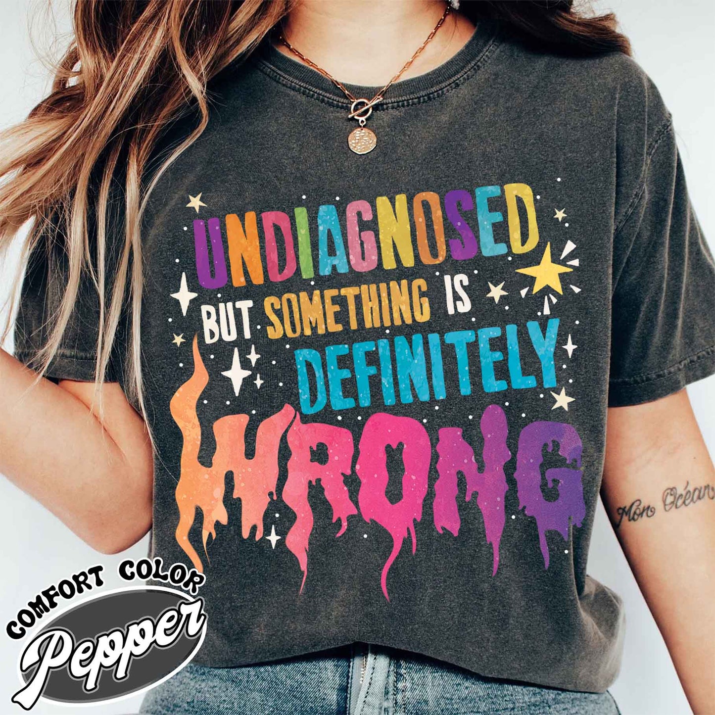 Undiagnosed but Something Is Wrong Shirt, Mental Health Awareness Tees, Mental Health Quotes Tee, My Mental Health T-Shirt, Illness Shirt Funny