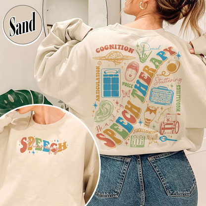 Speech Therapy Month, Its a Good Day for Speech Therapy, Good Day for Speech Therapy SweatShirt, Speech Language Pathologist, Sign, Slp Gifts