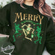 Merry Manmas Sweatshirt, Dancing Skeletons for Christmas Sweatshirt, Dancing Skeleton Christmas, Skeleton Christmas Tis the Season, Necromancer Sweatshirt