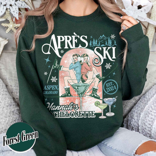 Apres Ski Bachelorette Sweatshirt, Apres Ski Bachelorette Sweater, Apres Ski Party Theme, Apres Ski Apparel, Apres Ski Party, Apres Ski Shirt