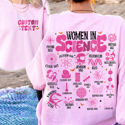 Feminist Sweatshirt, Women in Science Sweatshirt, Science Lover Gift Sweatshirt, Stem Sweatshirt