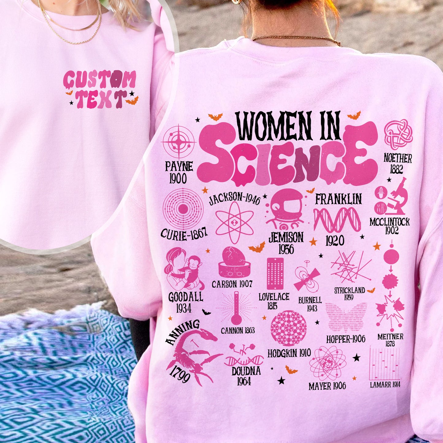Feminist Sweatshirt, Women in Science Sweatshirt, Science Lover Gift Sweatshirt, Stem Sweatshirt