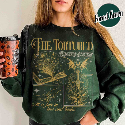 Book Lover Sweatshirt, the Tortured Readers Society Sweatshirt, the Tortured Poets Social Club