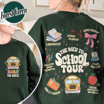 Bruh We Are Back Sweatshirt, Teacher Sweatshirt, Love My Students, Back to School Sweatshirt, Coquette Teacher, Teach Love Inspire, Teacher Gift