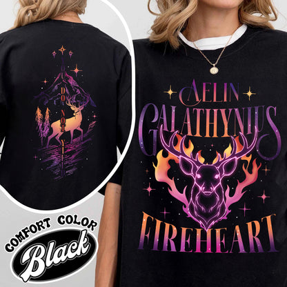 Fireheart Queen Aelin Comfort Colors Shirt, Terrasen to Whatever End Fireheart, Fireheart Queen Aelin Shirt, You Do Not Yield Shirt, TOG Shirt