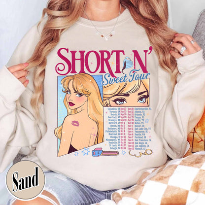Short N Sweet Sweatshirt,Music Tour 2024,Please Please Please Sweatshirt,Espresso Sweatshirt,Concert Sweatshirt,Soft Girl Aesthetic,Music Lover Gift,Taste Sweatshirt