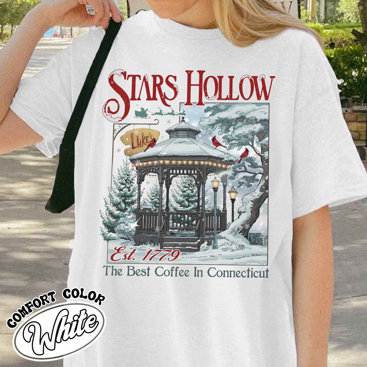 Stars Hollow Christmas Festival Shirt, Stars Hollows Shirt, Christmas Gift, Connecticut Shirt, Retro Style Shirt, Stars Hollow 1779 Connecticut