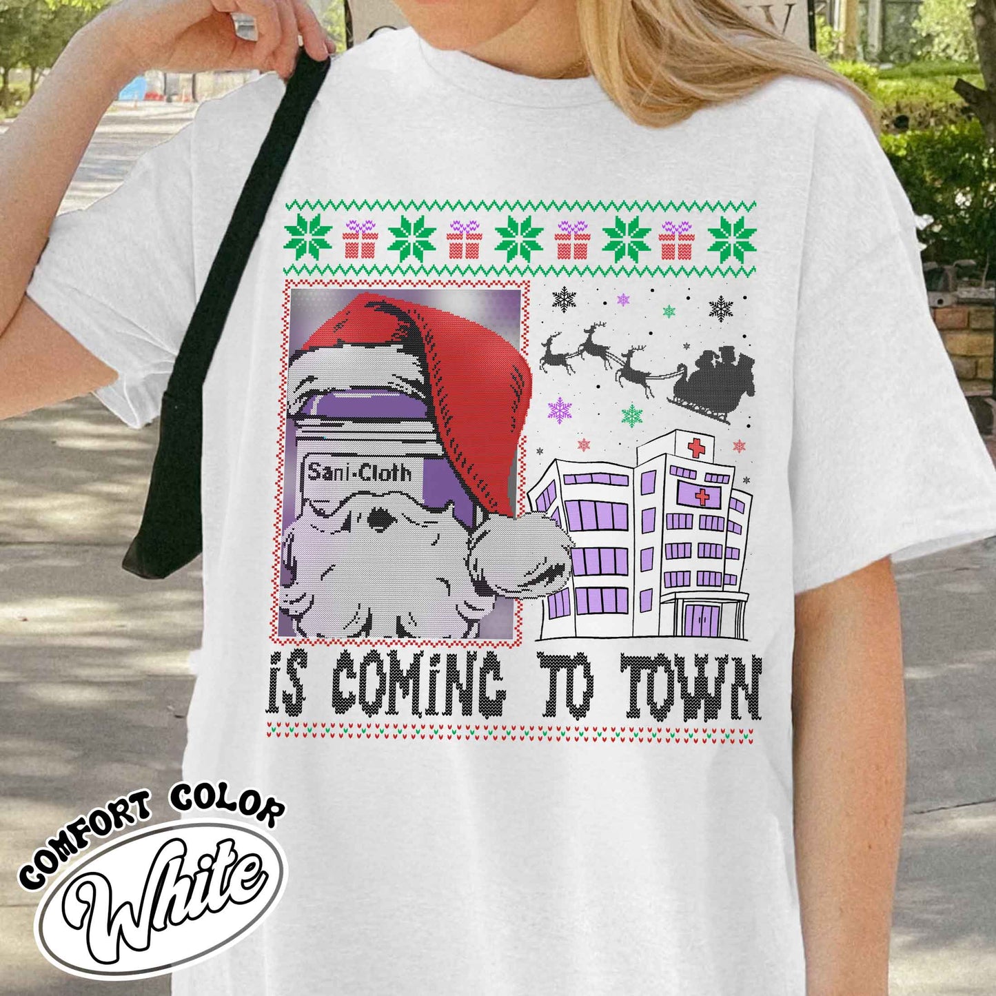 Nurse Christmas Shirt, Funny Nurse Christmas Shirt, Medical Assistant Shirt, Is Coming to Town, CMA Shirt, CMA Gifts, Medical Assistant Gift