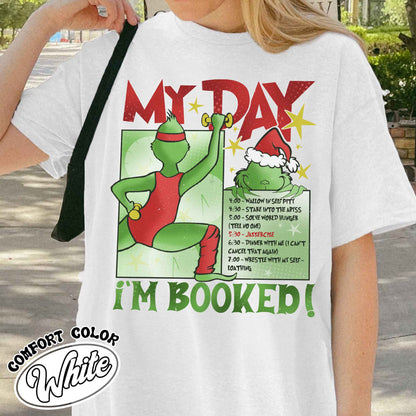 My Day I'm Booked Shirt,My Day Im Book,Christmas Gift,Christmas Shirt,Funny Christmas Shirt,Womens Christmas Shirt,Im Booked Christmas Shirt