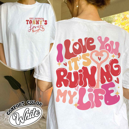 Custom Couples Shirt, She Found Her Lover Personalized, She Found Her Lover Theme, Lover Lyrics Shirt, Gift for Her, Gift for Him, Gift for Couple