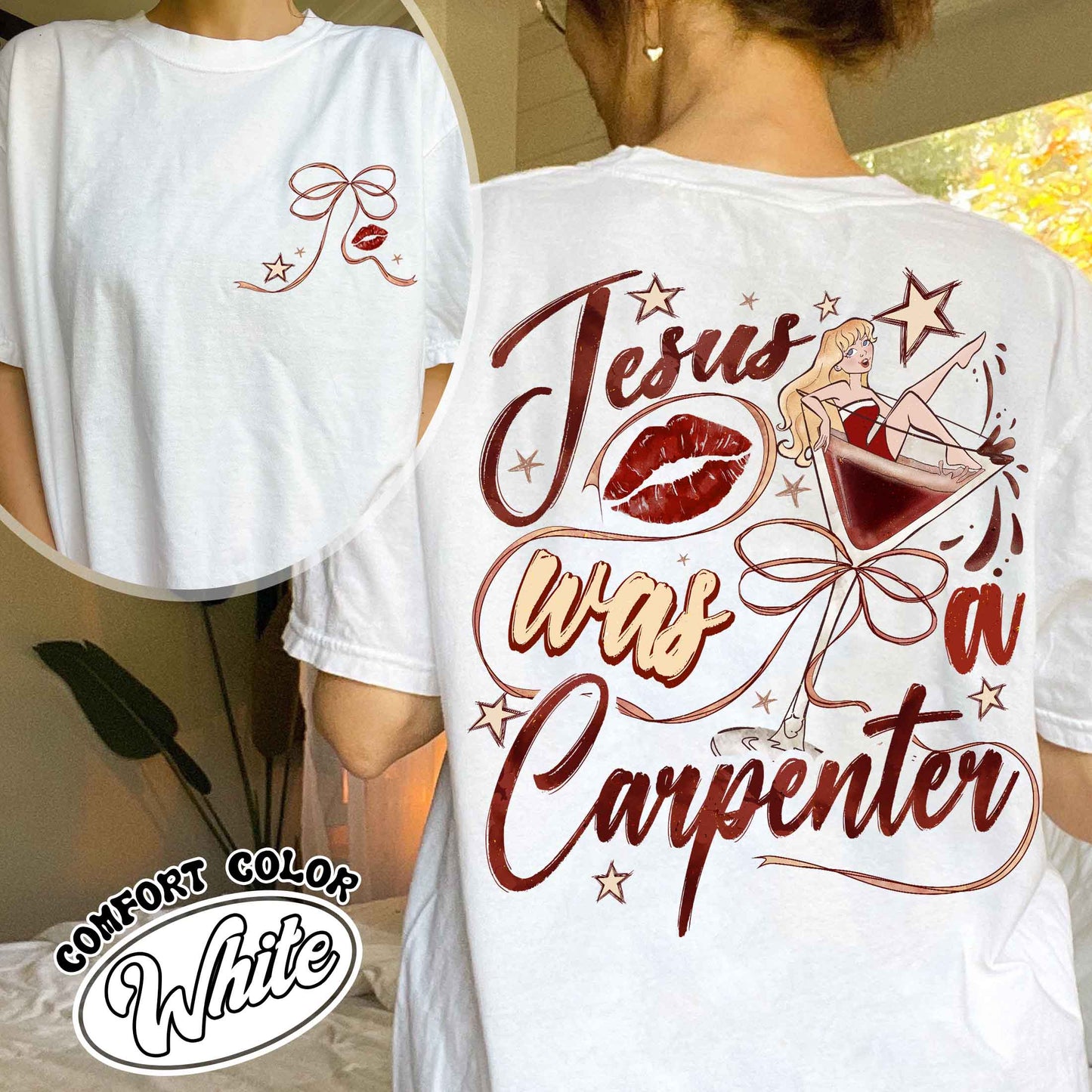 Jesus Was a Carpenter Shirt, Espresso Shirt, Soft Girl T Shirt, Concert TShirt, Girl Aesthetic Shirt, Fan Lover Gift, Short N Sweet, Please Shirt